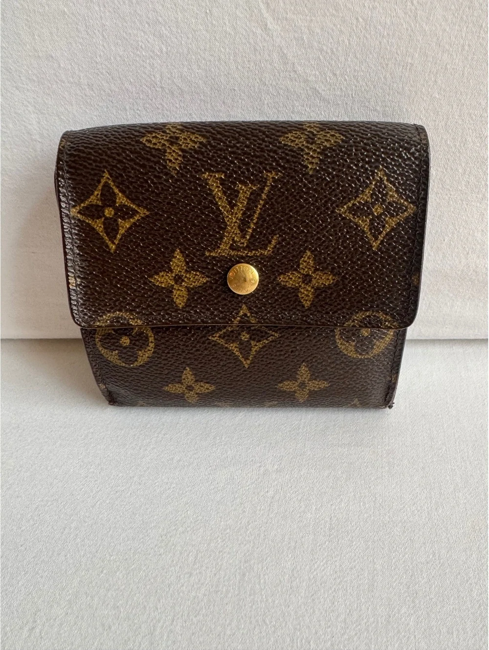 Louis Vuitton Elise Monogram Trifold Wallet Vintage 2001 France SP0051 Entrupy